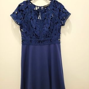 Ivanka Trump Dark Blue Lace Dress
